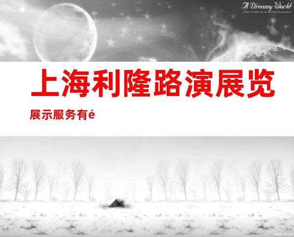 上海利隆路演展览展示服务有限公司